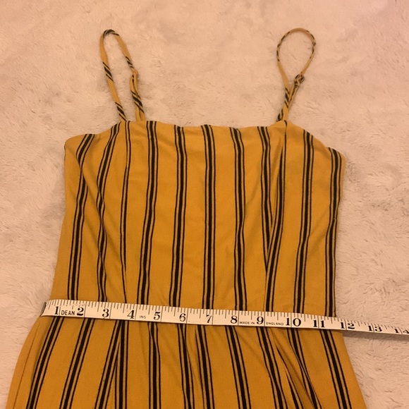 Blue notes Yellow Striped Jumpsuit Size S - Picture 6 of 8